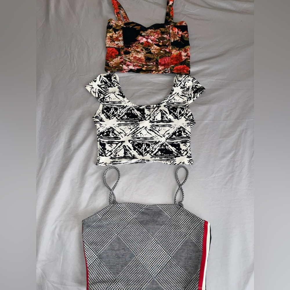 All 3 cute crop tops